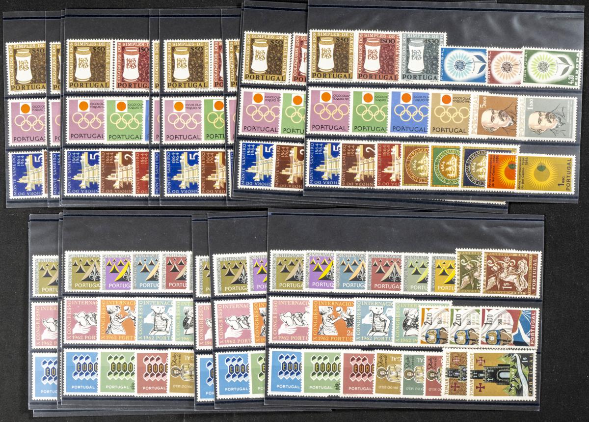 1251 | Portugal. Sets and stamps stock