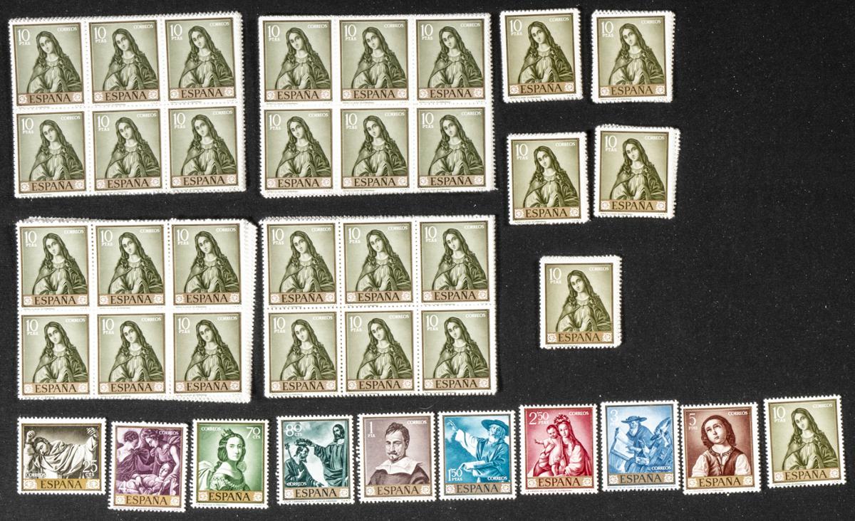 125 | Spanish Collection. Sets and stamps stock