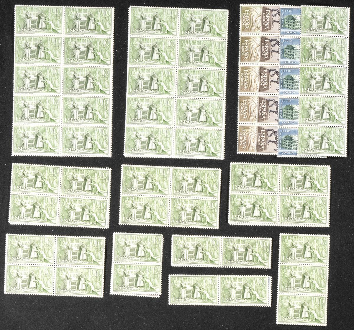 128 | Spanish Collection. Sets and stamps stock