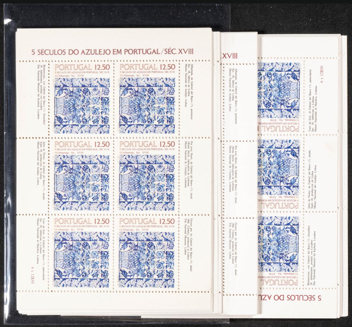 1300 | Portugal. Stock de Series y Sellos