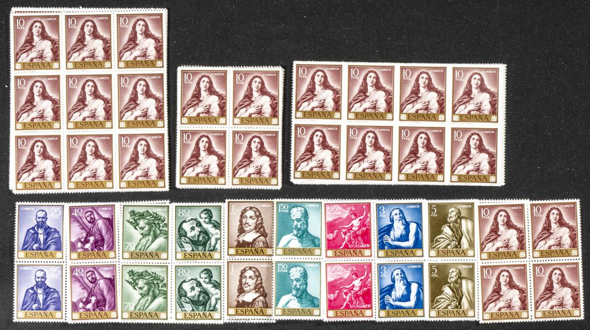 130 | Spanish Collection. Sets and stamps stock