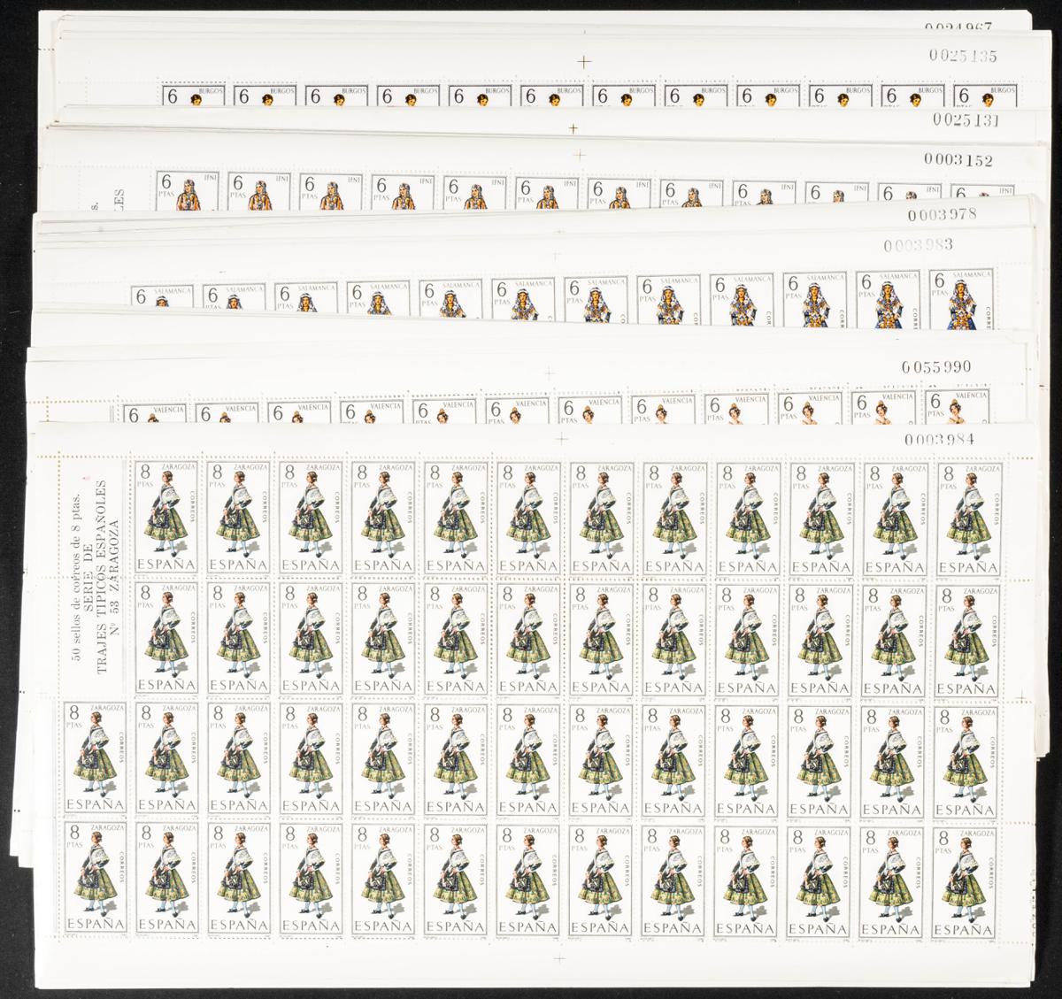 135 | Spanish Collection. Sets and stamps stock