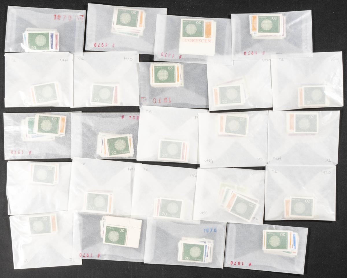 1401 | Theme Europa. Sets and stamps stock