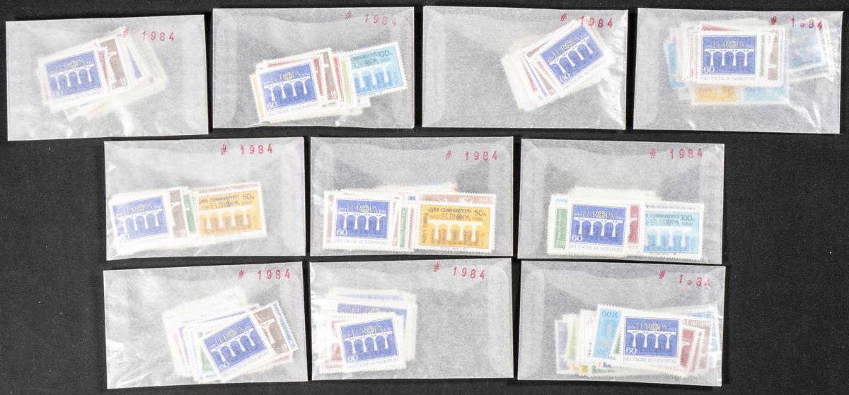 1415 | Theme Europa. Sets and stamps stock