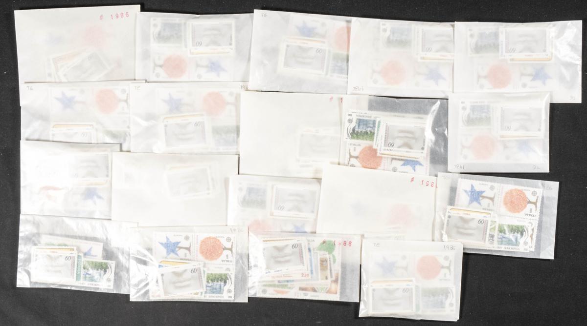 1417 | Theme Europa. Sets and stamps stock