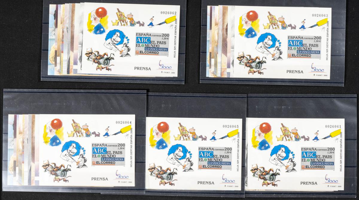 141 | Spanish Collection. Sets and stamps stock