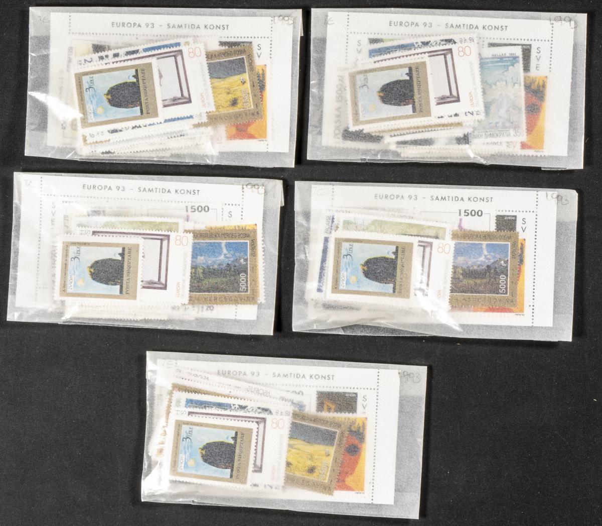 1424 | Theme Europa. Sets and stamps stock
