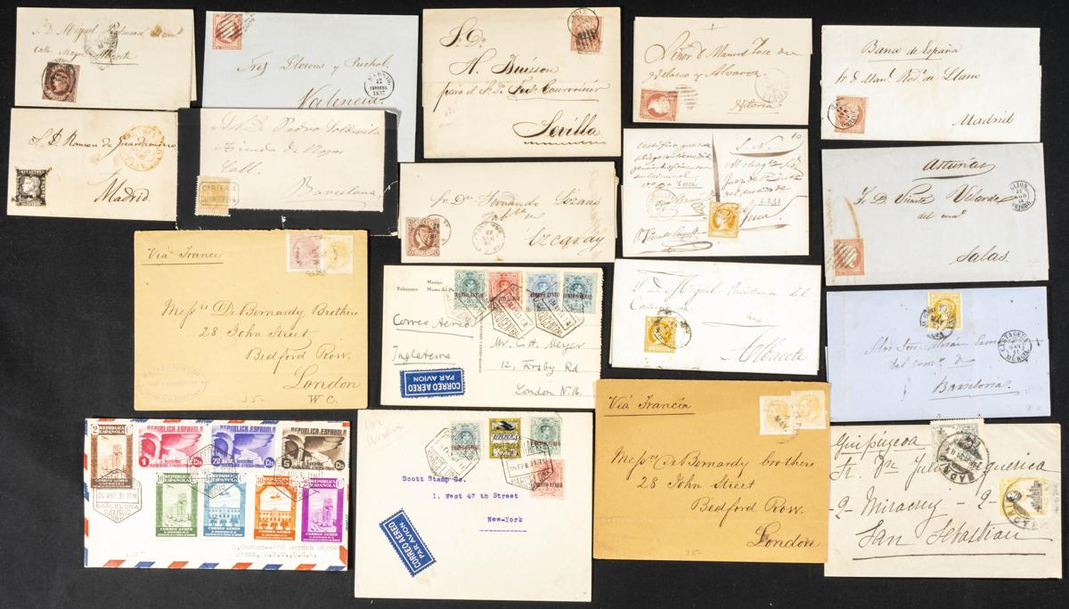 15 | Lotes y Colecciones.España. Historia Postal