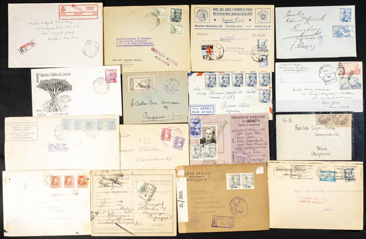35 | Lotes y Colecciones.España. Historia Postal