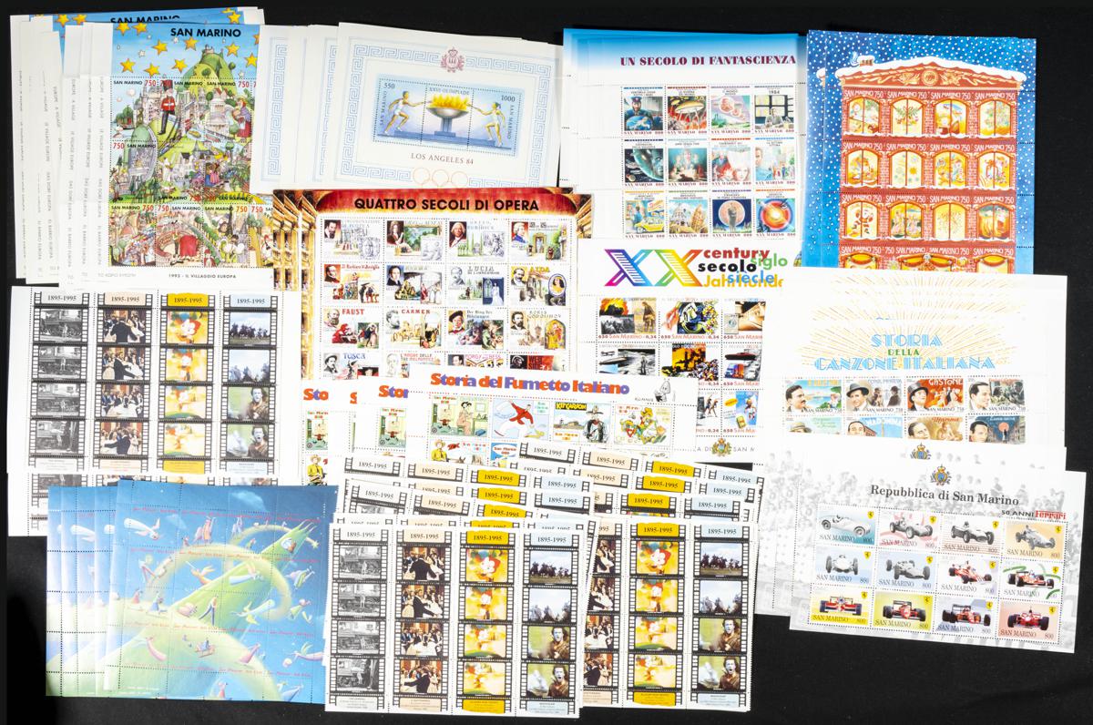 649 | San Marino. Lots and Collections