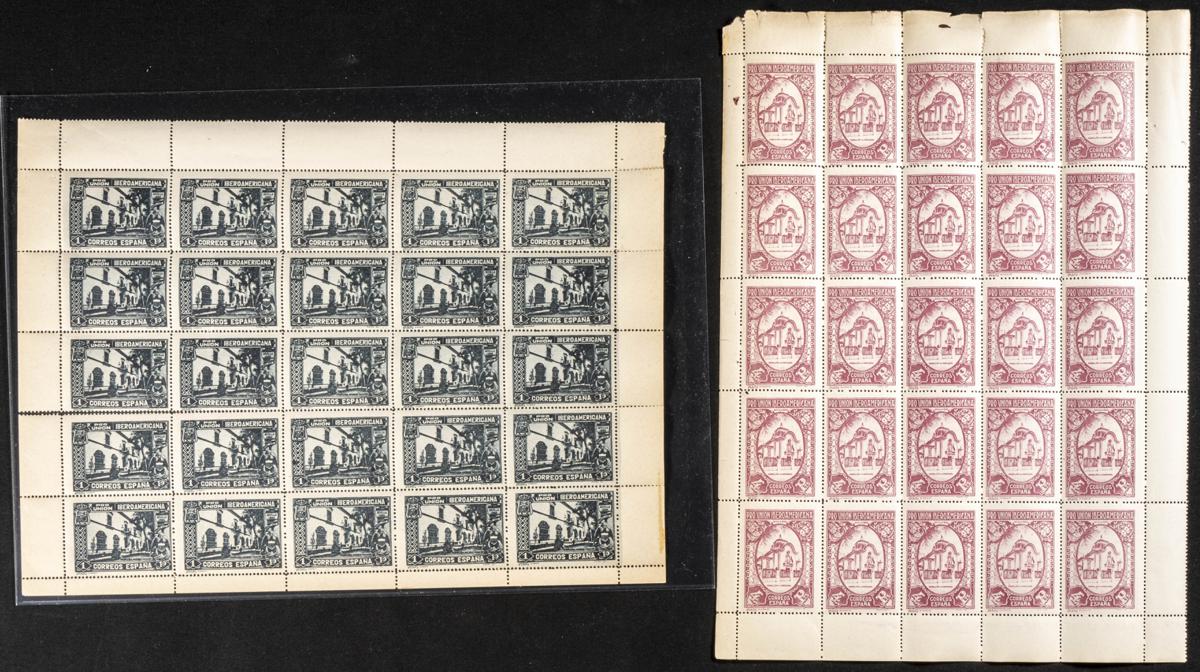 64 | Spanish Collection. Sets and stamps stock