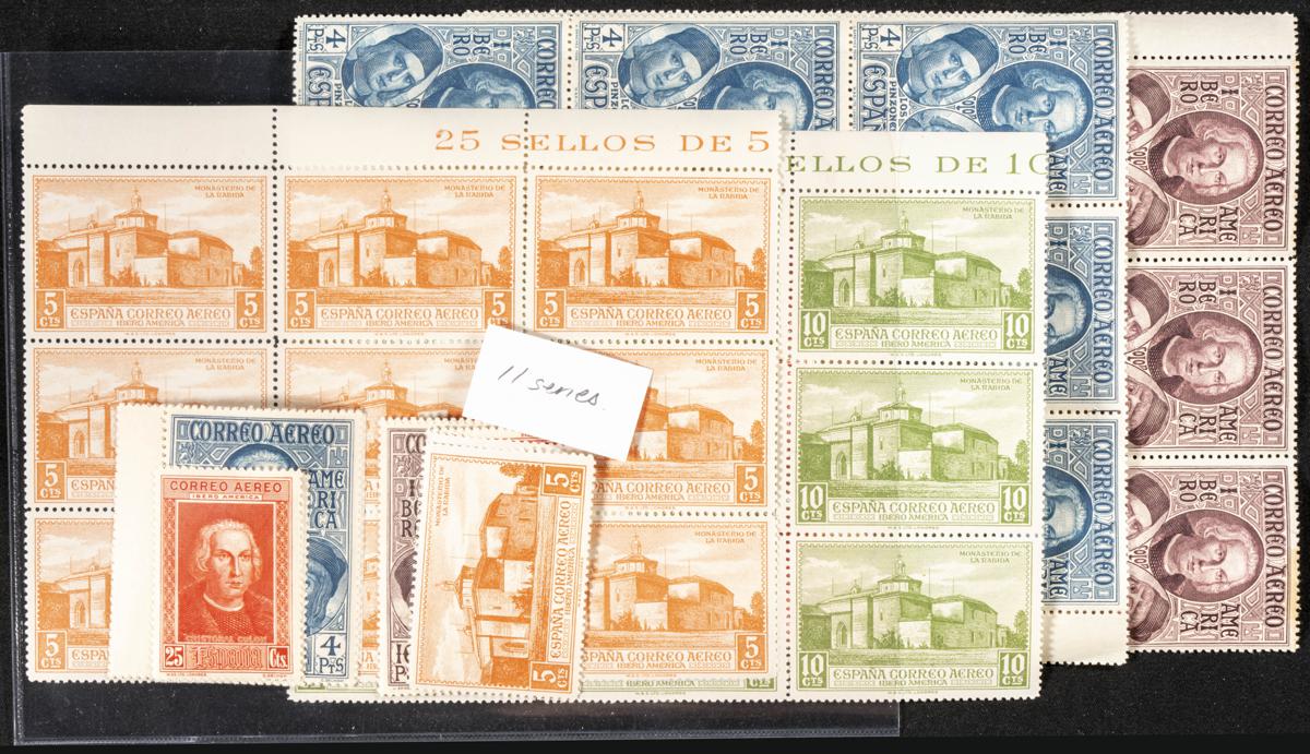 65 | Spanish Collection. Sets and stamps stock