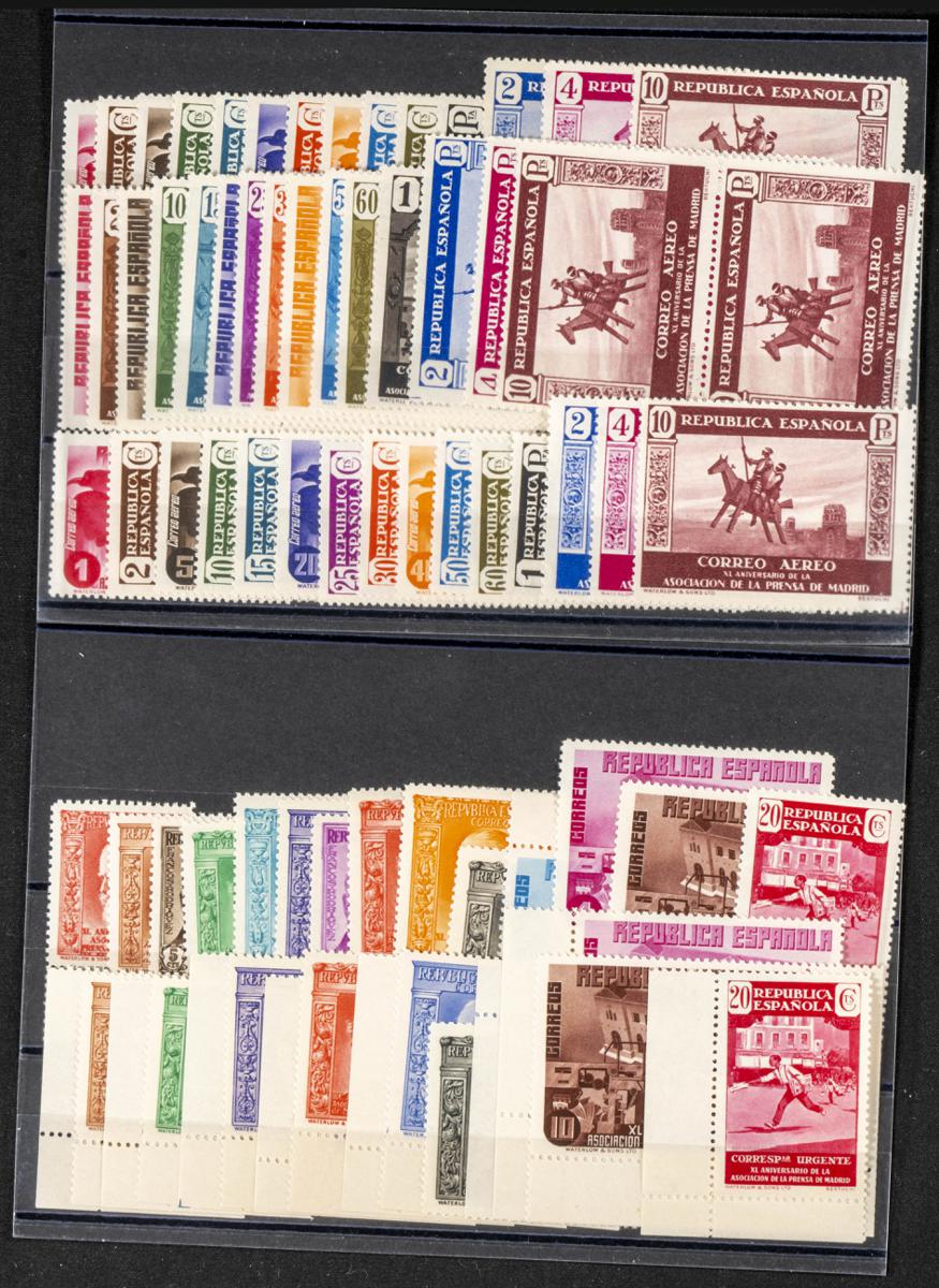 71 | Spanish Collection. Sets and stamps stock