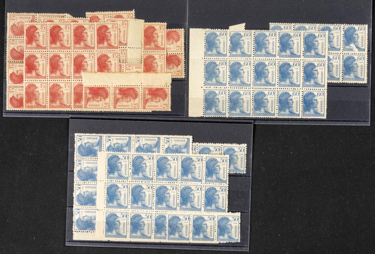 74 | Spanish Collection. Sets and stamps stock