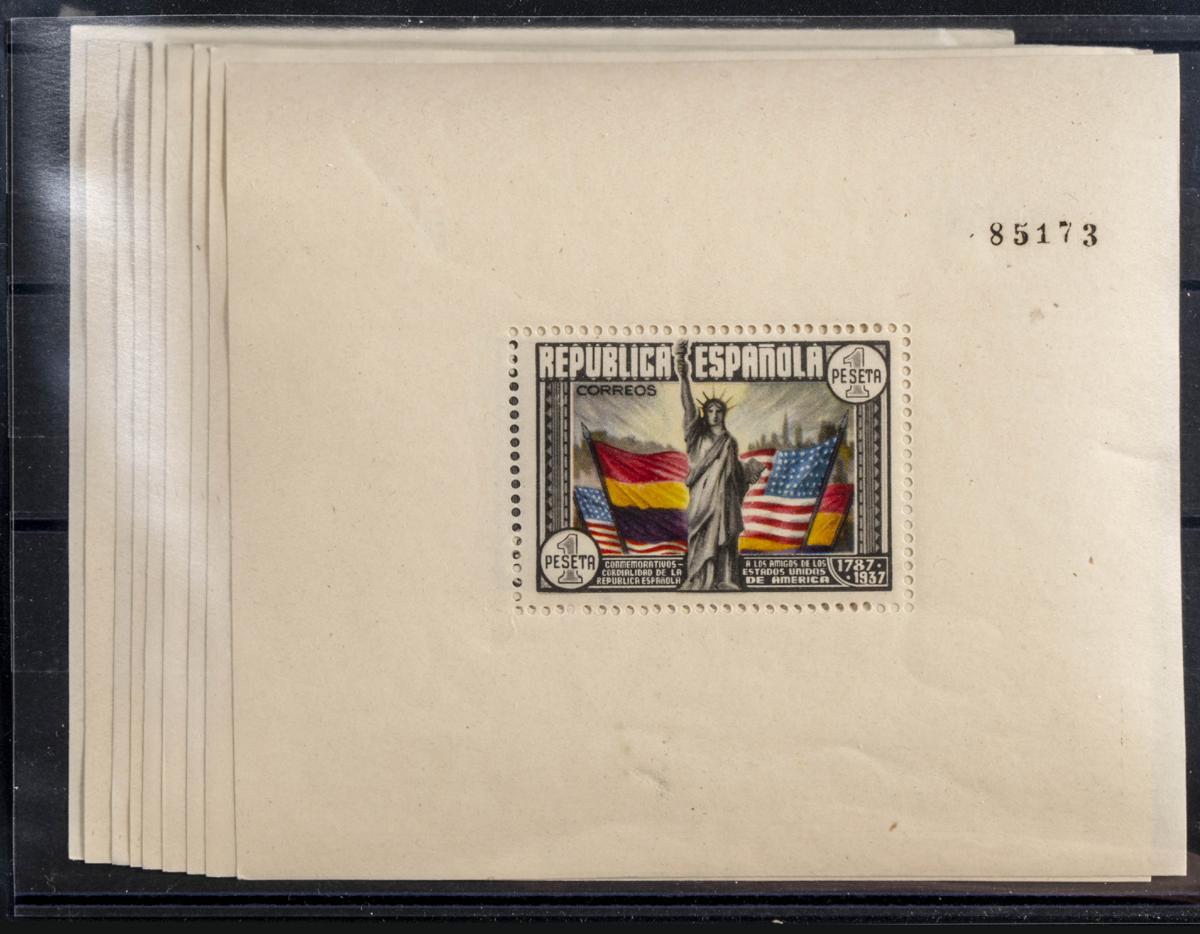 77 | Spanish Collection. Sets and stamps stock