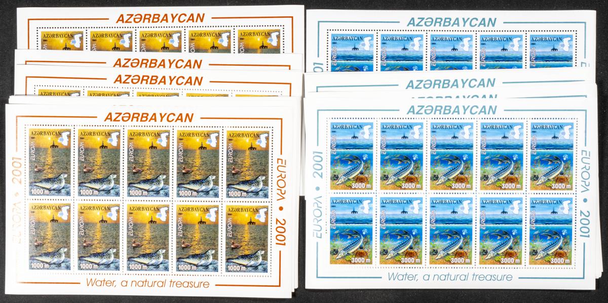 808 | Azerbaijan. Sets and stamps stock