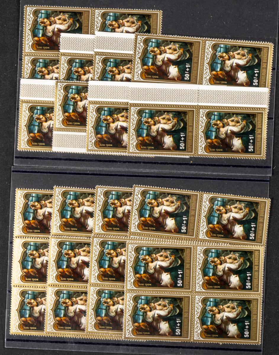 813 | Burundi. Sets and stamps stock