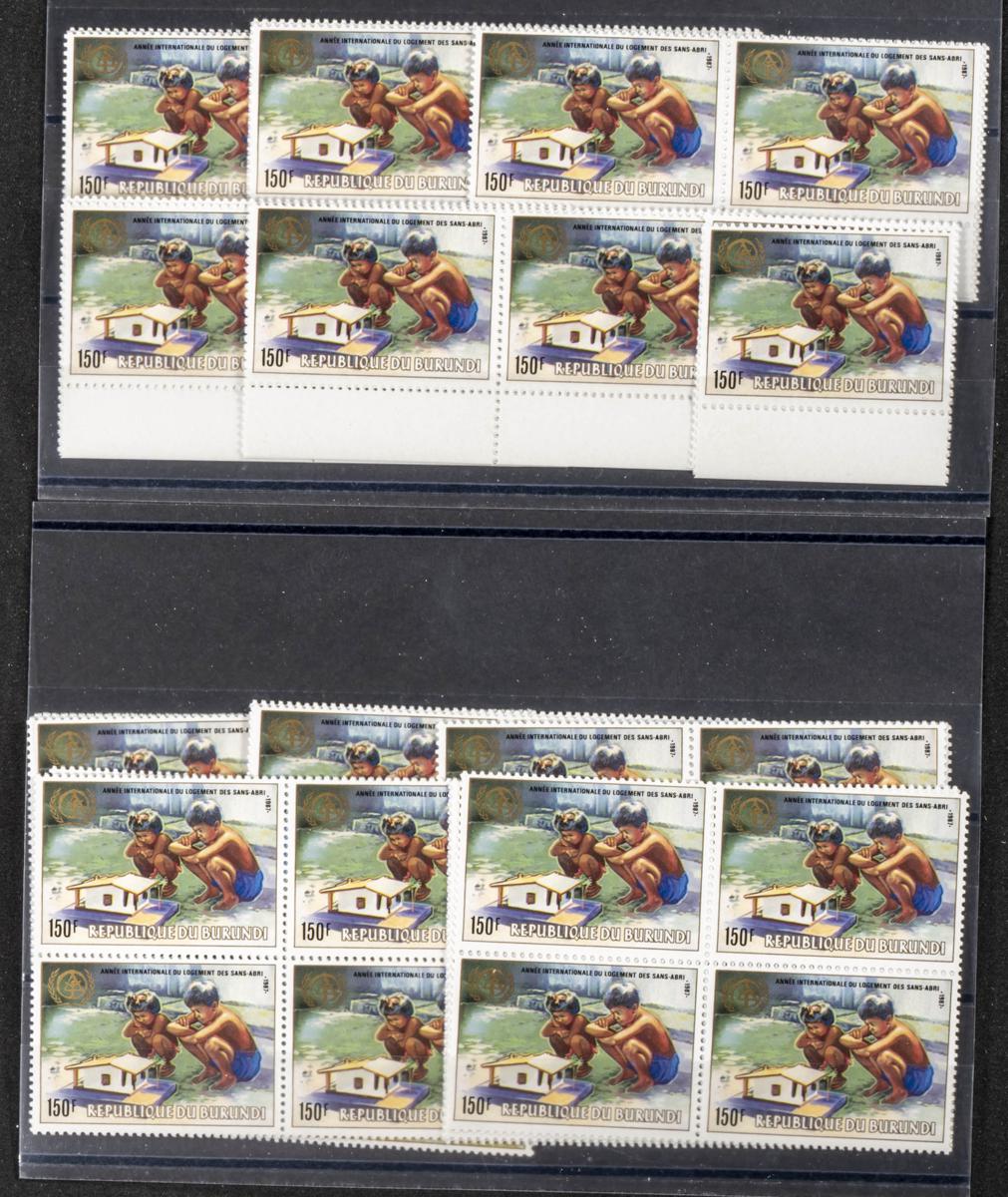 815 | Burundi. Sets and stamps stock