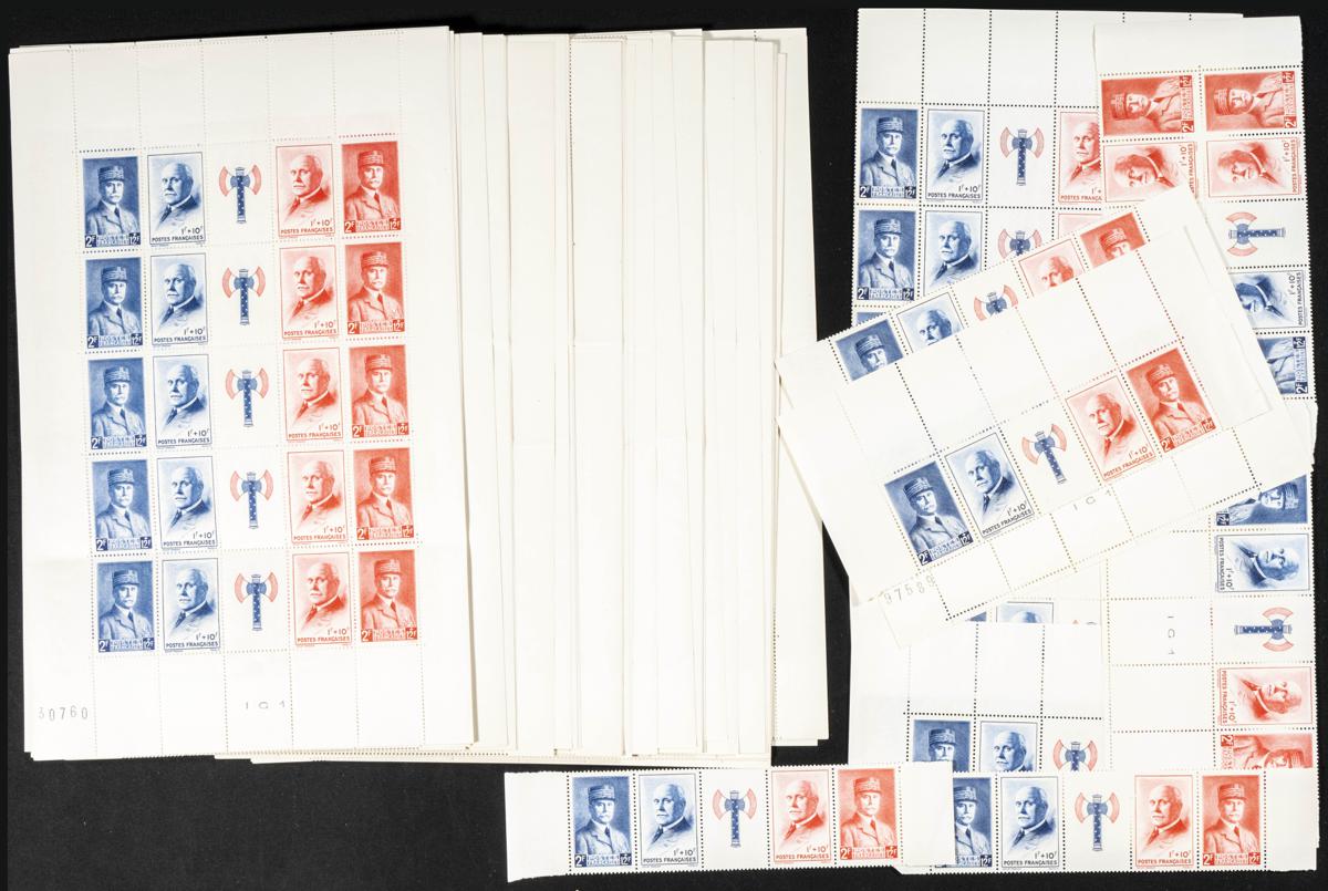839 | France. Sets and stamps stock