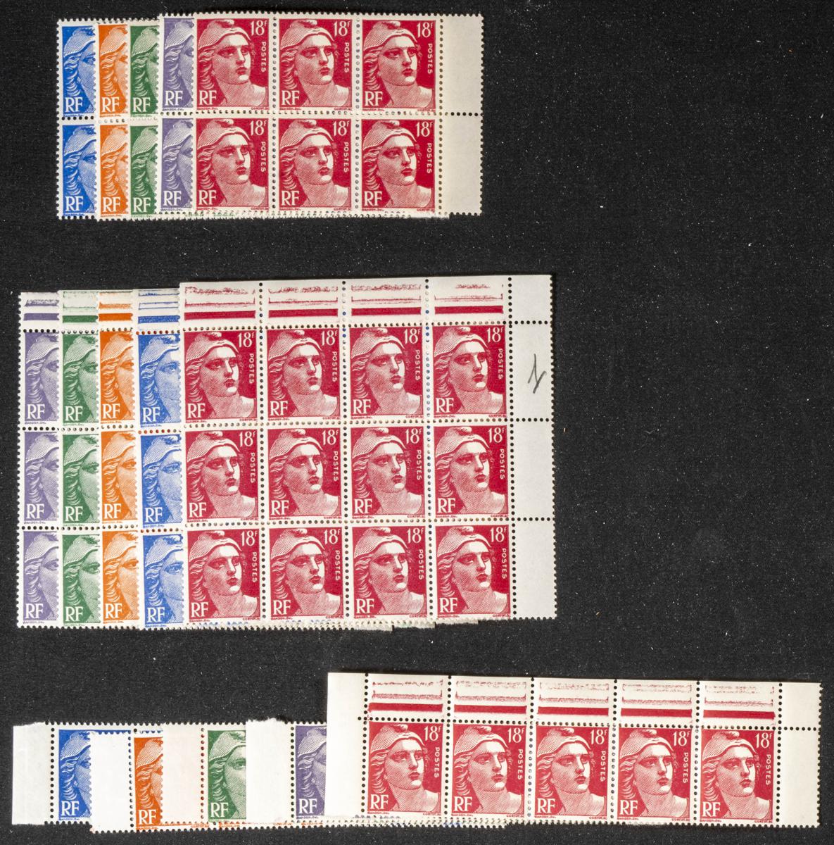 840 | France. Sets and stamps stock