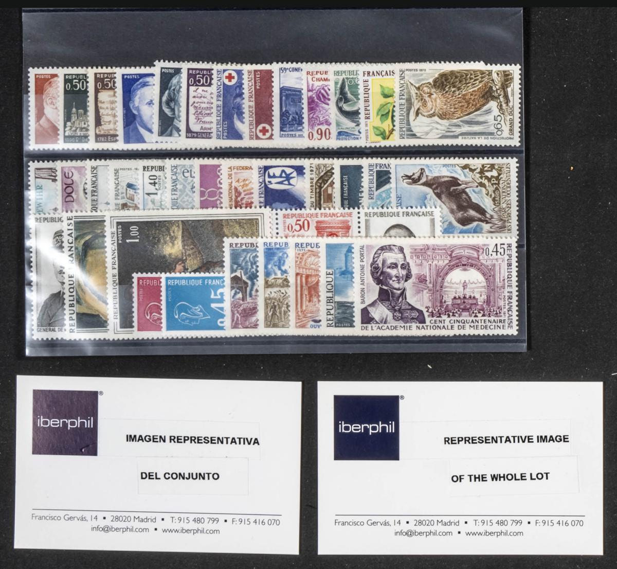 843 | France. Sets and stamps stock