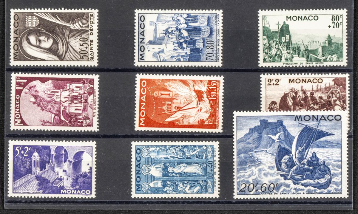 844 | Monaco. Sets and stamps stock