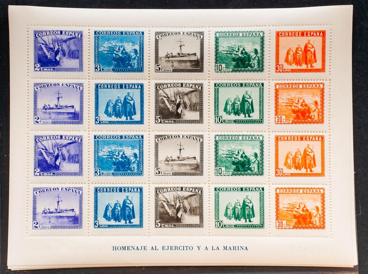 84 | Spanish Collection. Sets and stamps stock