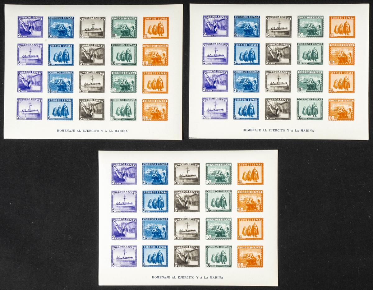 85 | Spanish Collection. Sets and stamps stock
