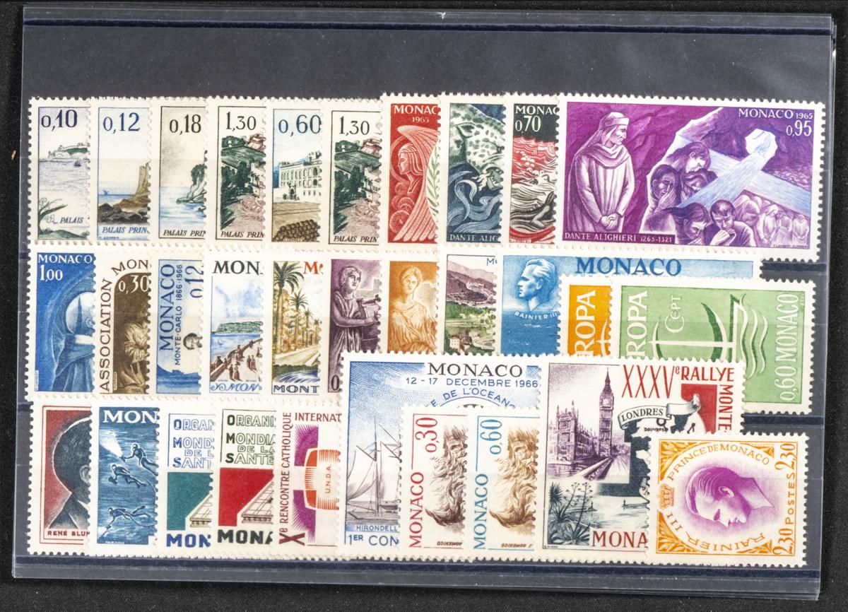 862 | Monaco. Sets and stamps stock