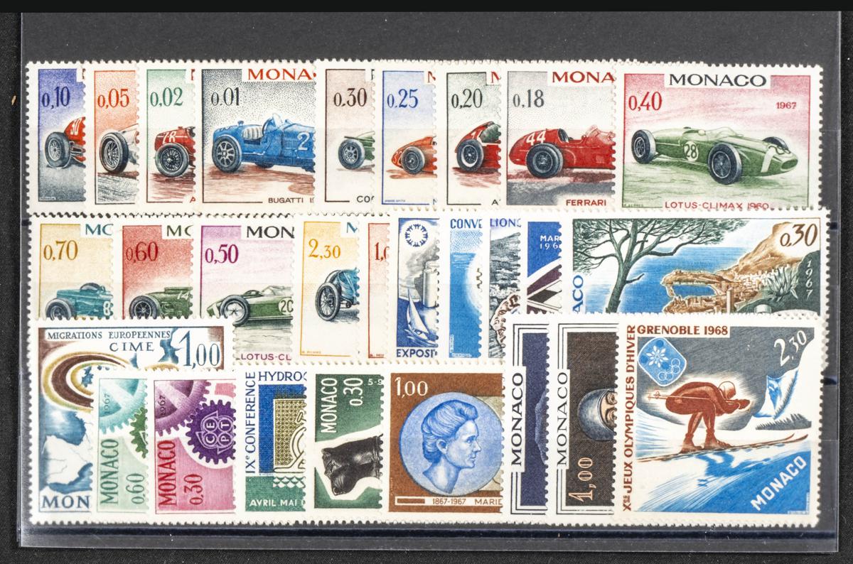 863 | Monaco. Sets and stamps stock