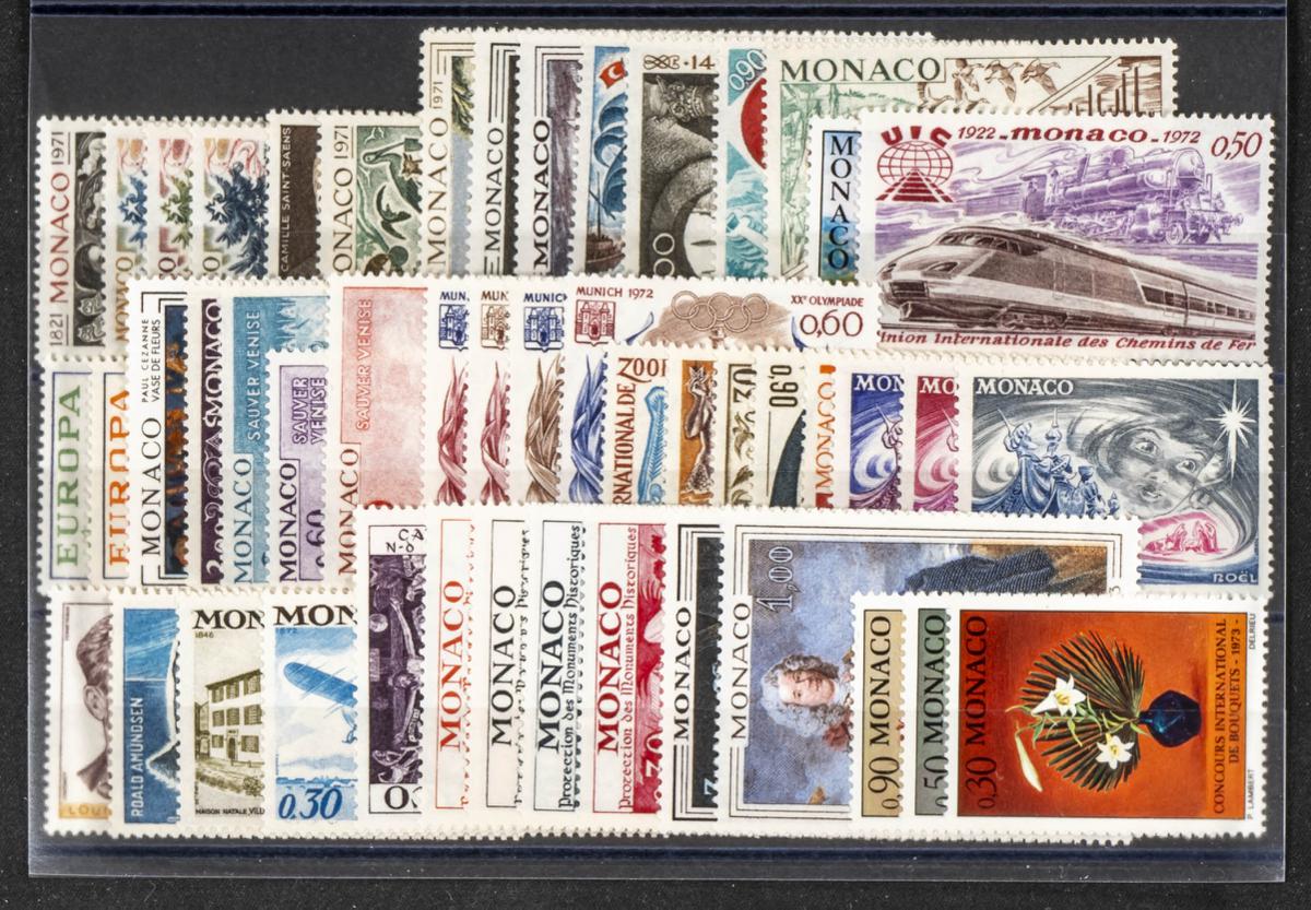 868 | Monaco. Sets and stamps stock