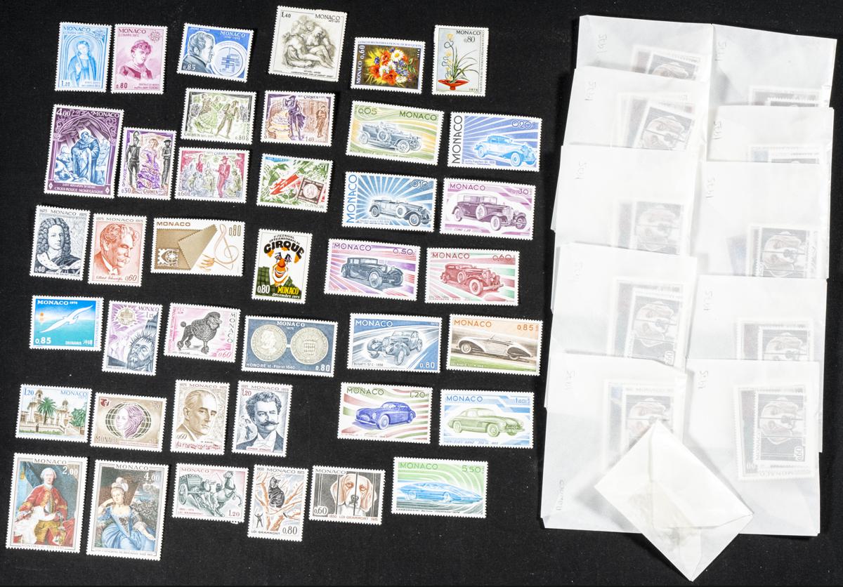 871 | Monaco. Sets and stamps stock