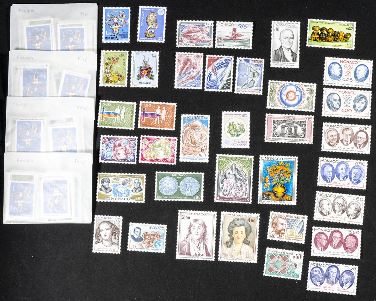 872 | Monaco. Sets and stamps stock