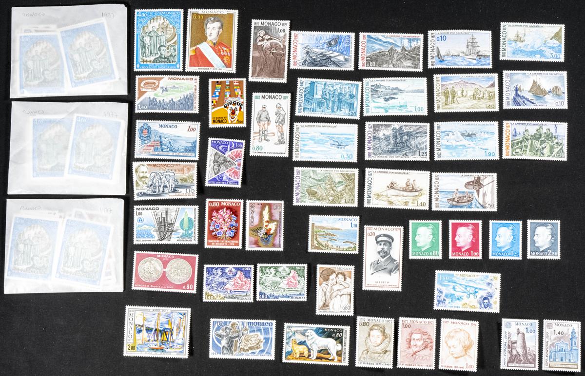 873 | Monaco. Sets and stamps stock