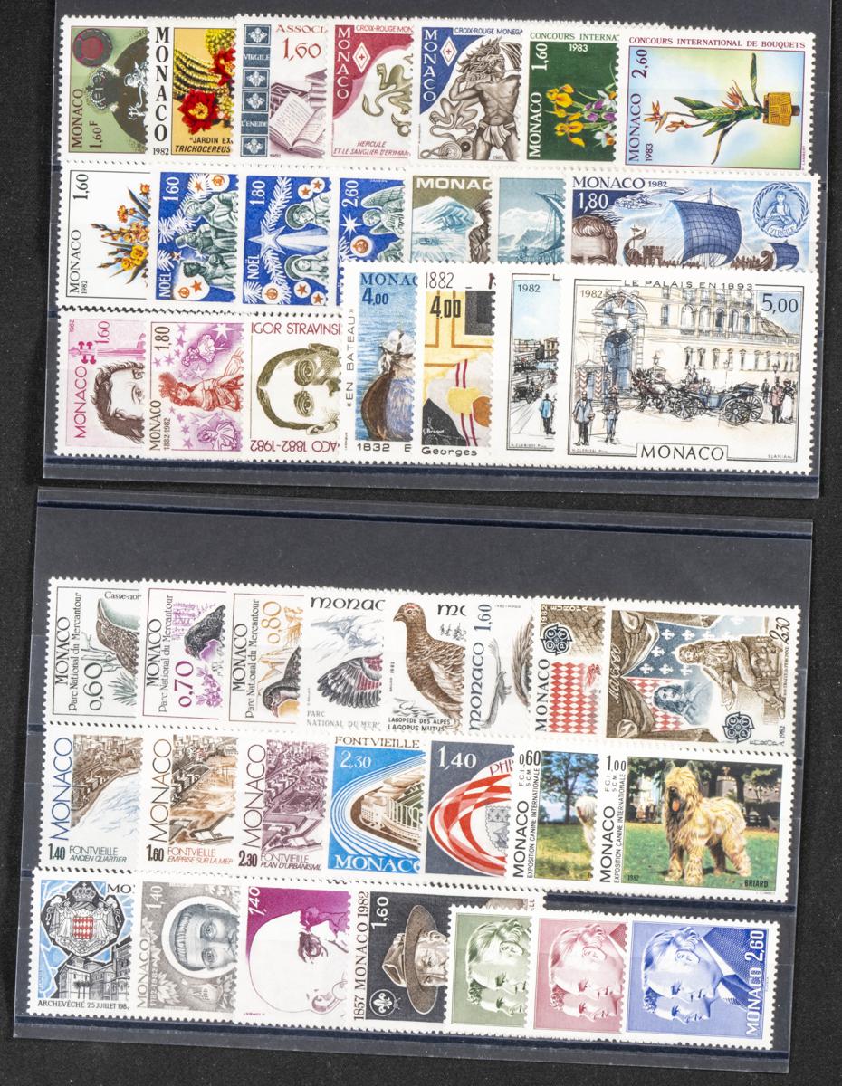 878 | Monaco. Sets and stamps stock