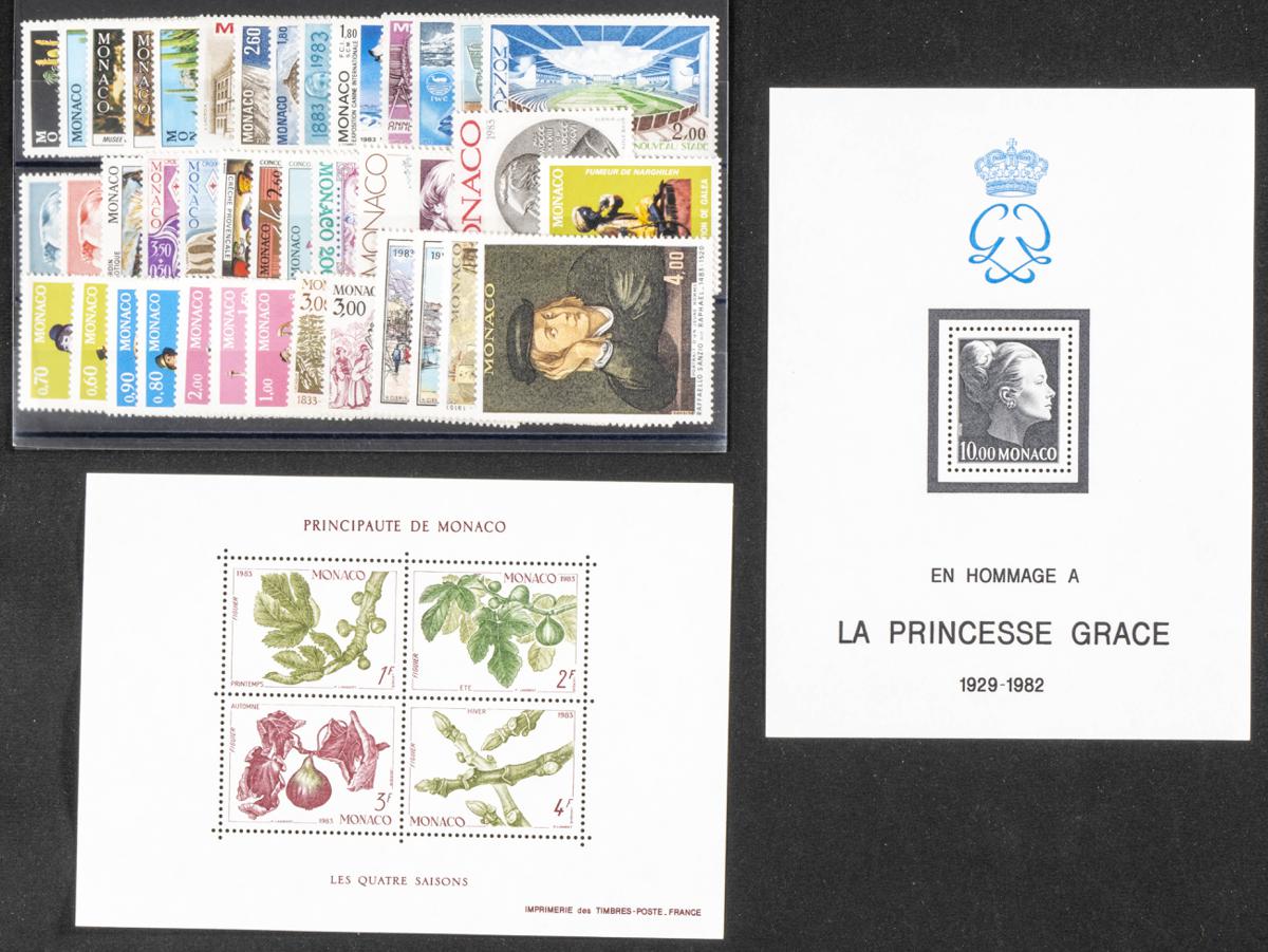 879 | Monaco. Sets and stamps stock