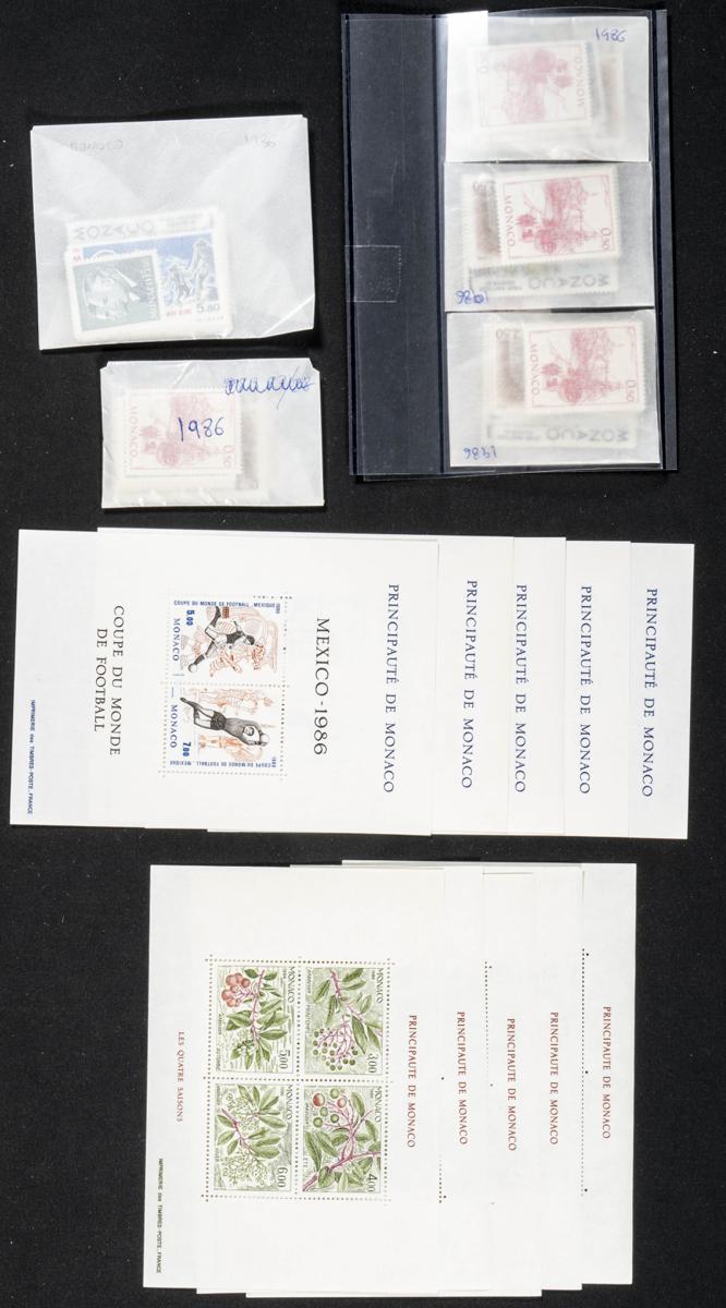 882 | Monaco. Sets and stamps stock