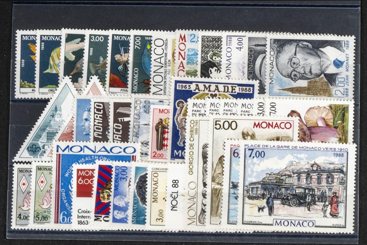 884 | Monaco. Sets and stamps stock