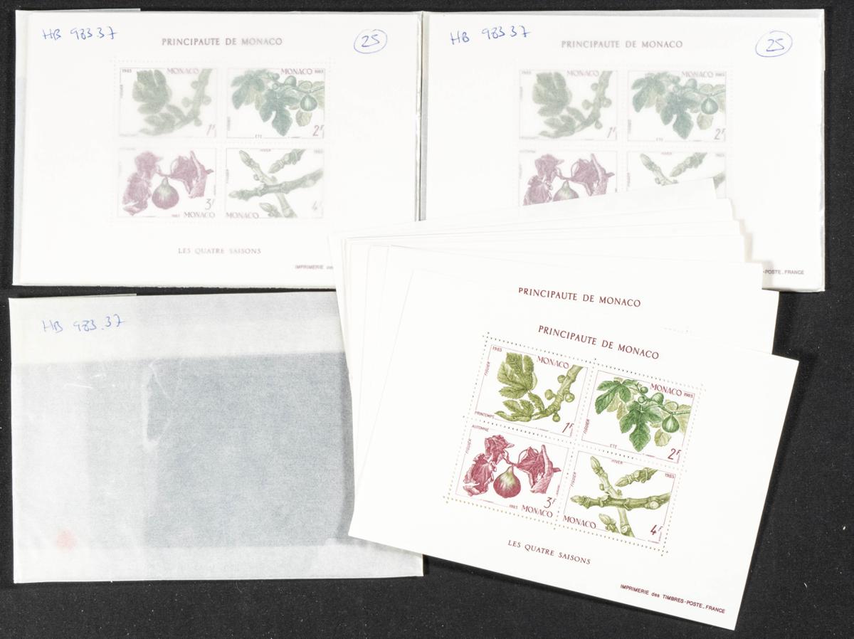 899 | Monaco. Sets and stamps stock