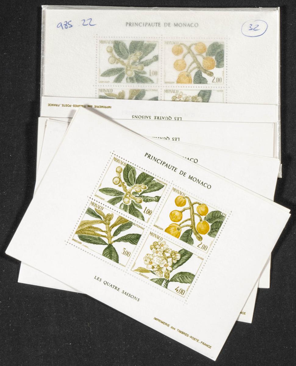 902 | Monaco. Sets and stamps stock