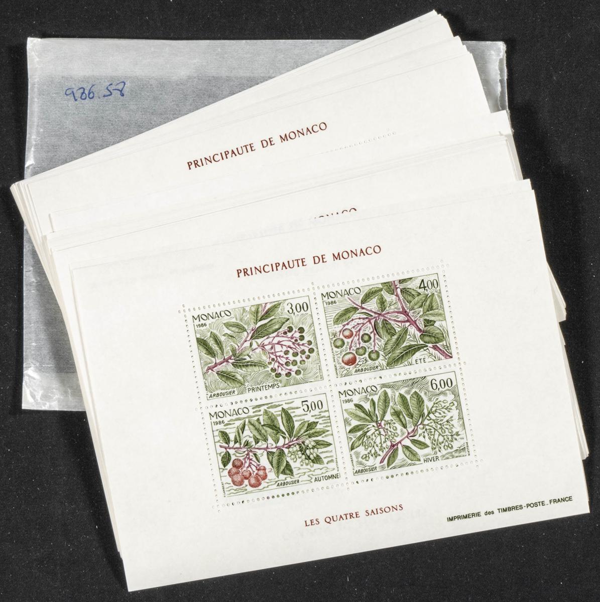 905 | Monaco. Sets and stamps stock