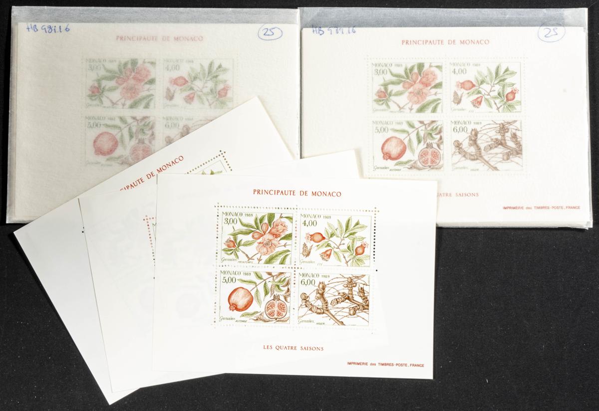 911 | Monaco. Sets and stamps stock