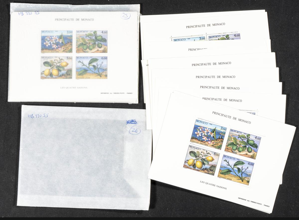 913 | Monaco. Sets and stamps stock