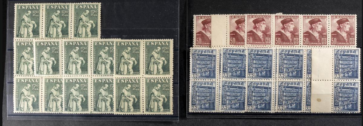 91 | Spanish Collection. Sets and stamps stock