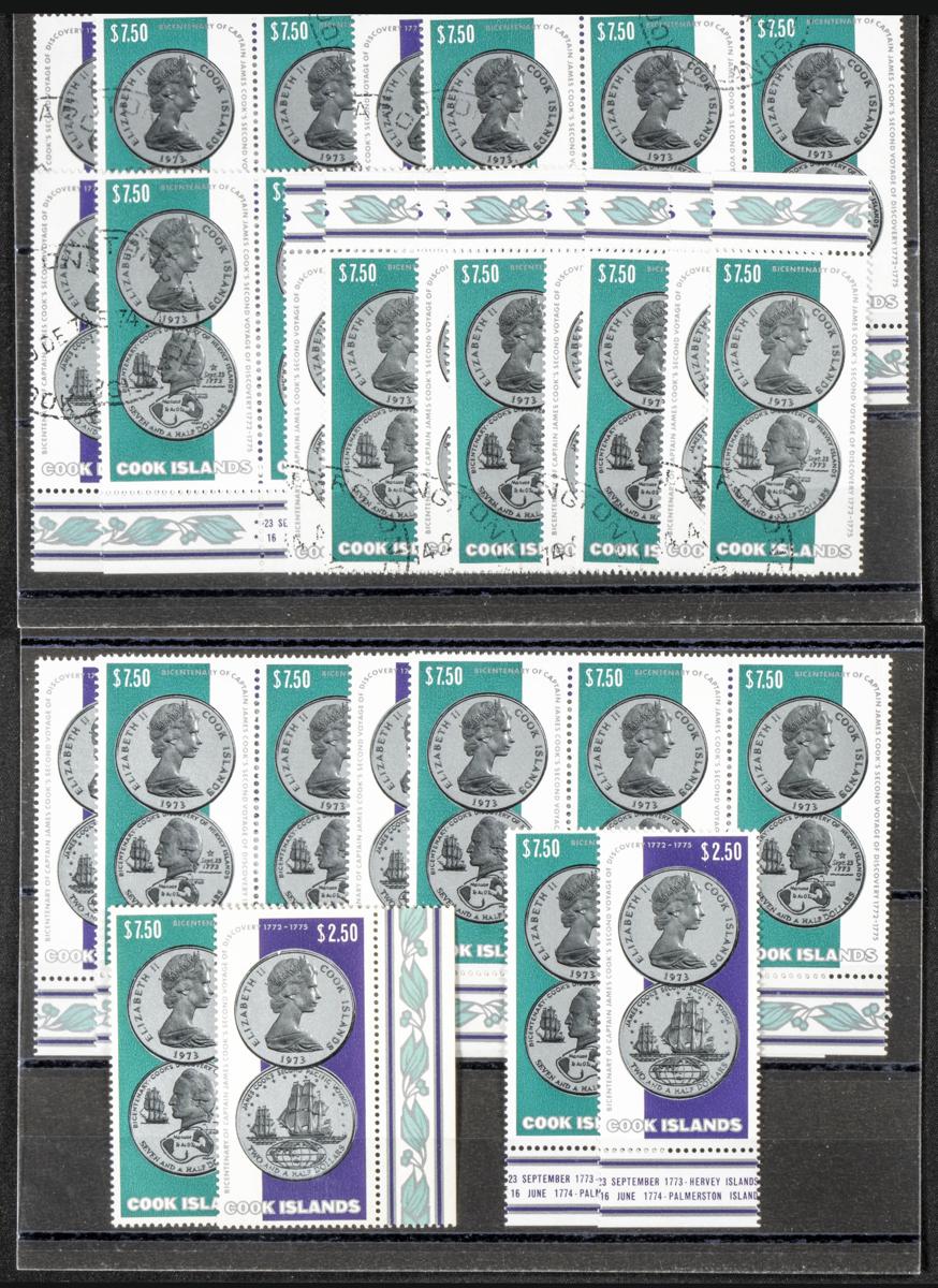 922 | Cook Islands. Sets and stamps stock