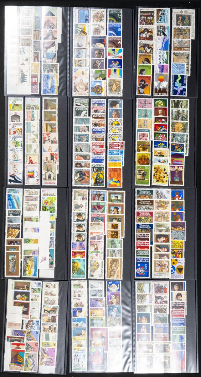 931 | Liechtenstein. Sets and stamps stock