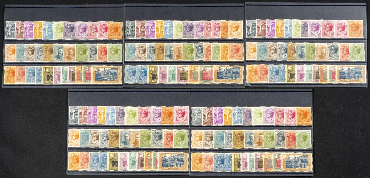 934 | Monaco. Sets and stamps stock