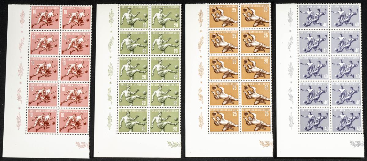 940 | Liechtenstein. Sets and stamps stock
