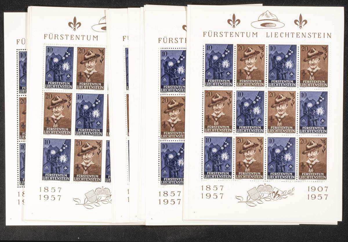 947 | Liechtenstein. Stock de Series y Sellos
