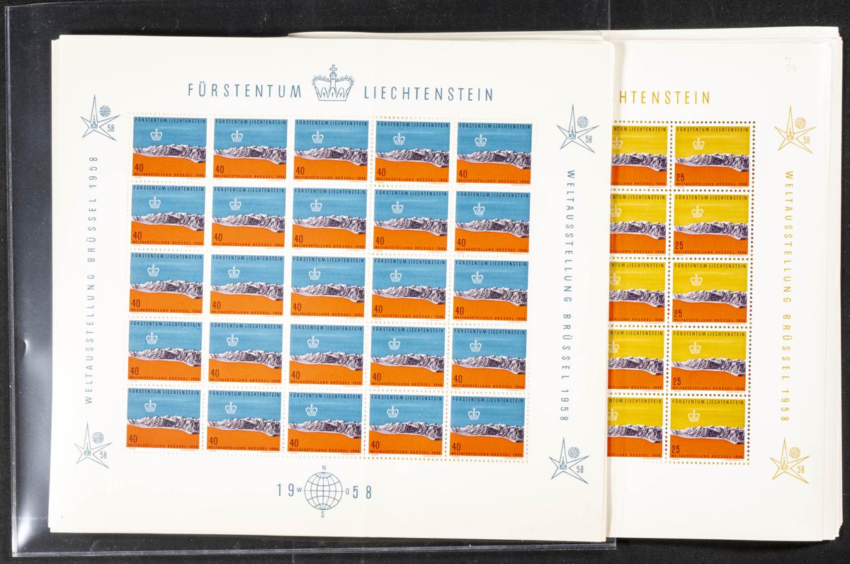 949 | Liechtenstein. Stock de Series y Sellos